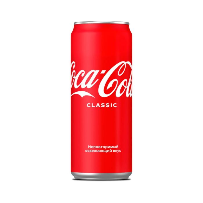 Напиток газированный Coca-Cola "Classic", 0,45 л, жестяная банка