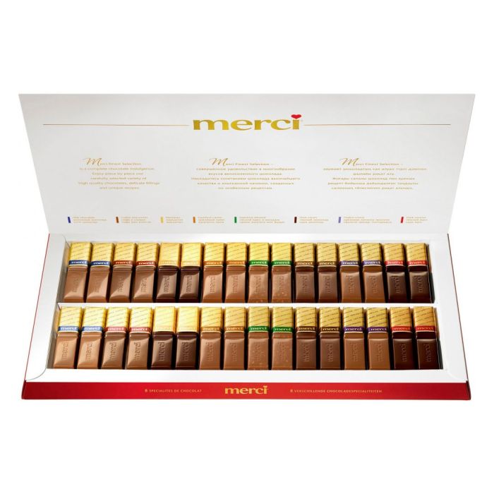 Шоколадные конфеты Merci, ассорти, 400 гр