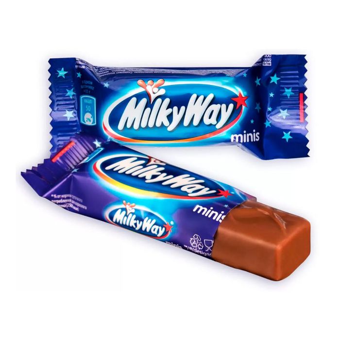 Шоколадные батончики Milky way minis, 170,5 гр